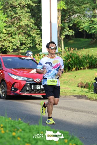 Race photo from Taman Budaya x BOGORUN 2025