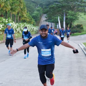 Race photo from BOGORUN 2026