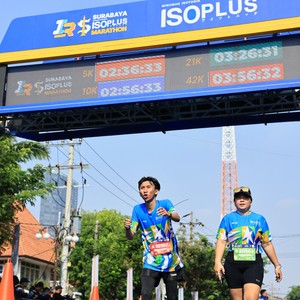 Race photo from SURABAYA ISOPLUS MARATHON 2026