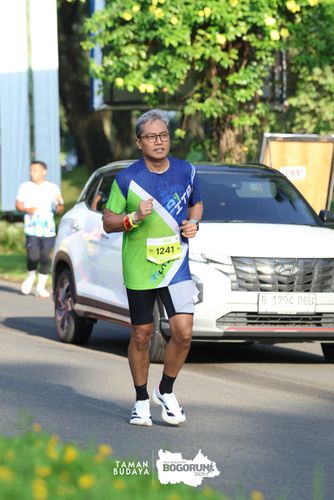 Race photo from Taman Budaya x BOGORUN 2025