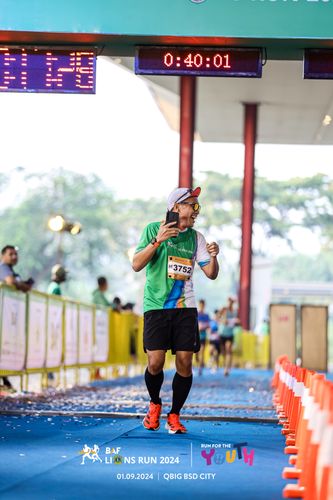 Race photo from BAF LIONS RUN 2024