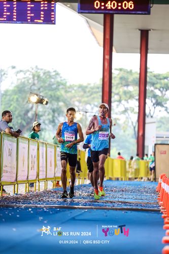 Race photo from BAF LIONS RUN 2024