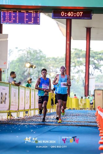Race photo from BAF LIONS RUN 2024