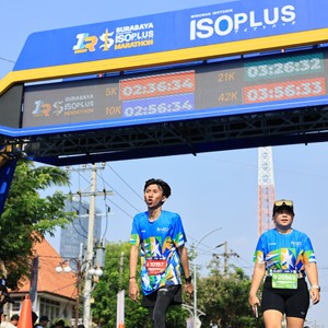 Race photo from SURABAYA ISOPLUS MARATHON 2026