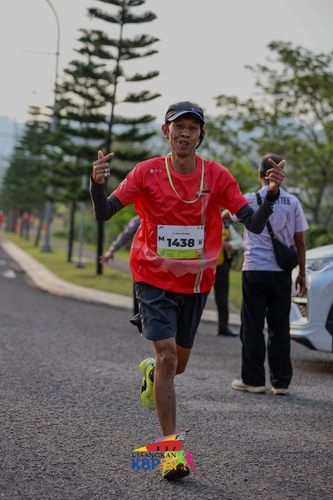 Race photo from CISANGKAN KBP CITY RUN 2025