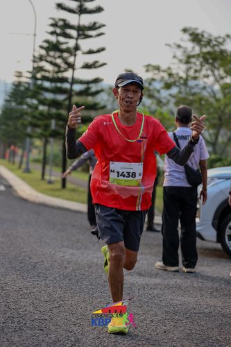 Race photo from CISANGKAN KBP CITY RUN 2025
