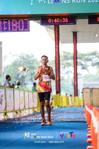 Race photo from BAF LIONS RUN 2024