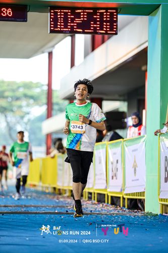 Race photo from BAF LIONS RUN 2024