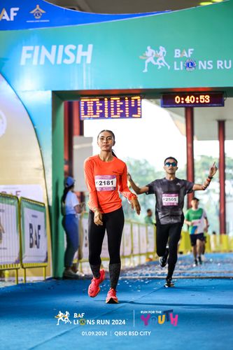 Race photo from BAF LIONS RUN 2024