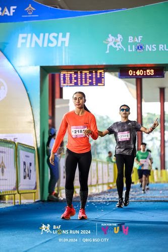 Race photo from BAF LIONS RUN 2024