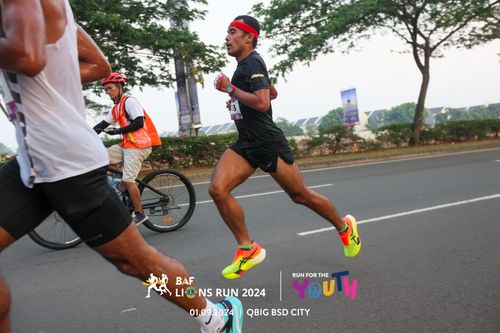 Race photo from BAF LIONS RUN 2024