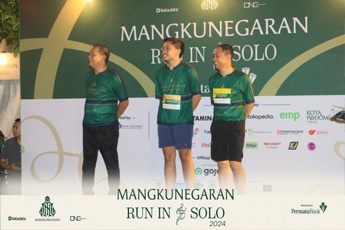 Race photo from Mangkunegaran Run 2024