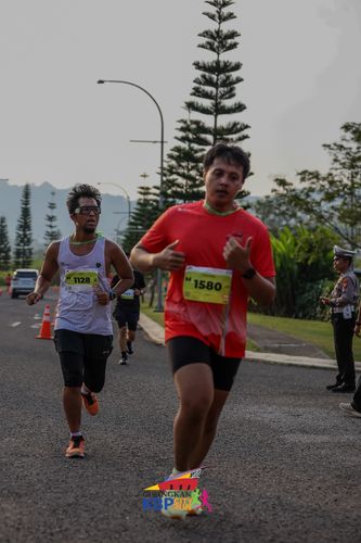 Race photo from CISANGKAN KBP CITY RUN 2025