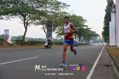 Race photo from BAF LIONS RUN 2024