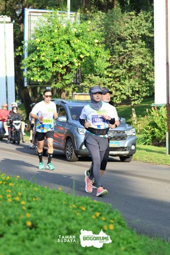 Race photo from Taman Budaya x BOGORUN 2025