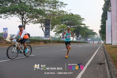 Race photo from BAF LIONS RUN 2024