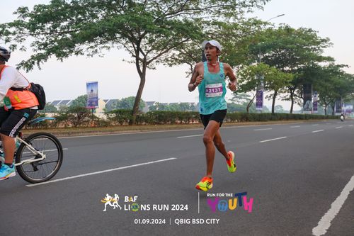 Race photo from BAF LIONS RUN 2024