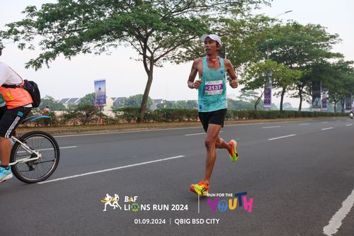 Race photo from BAF LIONS RUN 2024