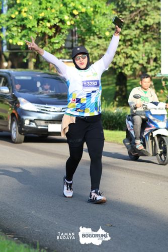 Race photo from Taman Budaya x BOGORUN 2025
