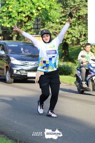 Race photo from Taman Budaya x BOGORUN 2025