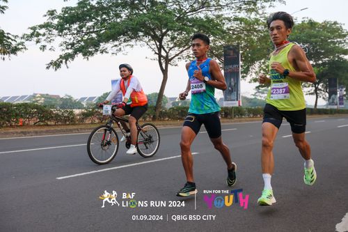 Race photo from BAF LIONS RUN 2024