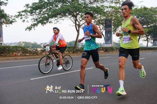 Race photo from BAF LIONS RUN 2024