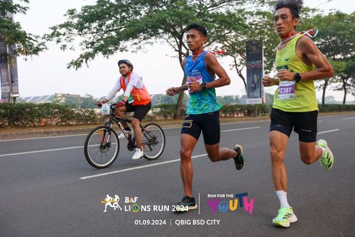 Race photo from BAF LIONS RUN 2024