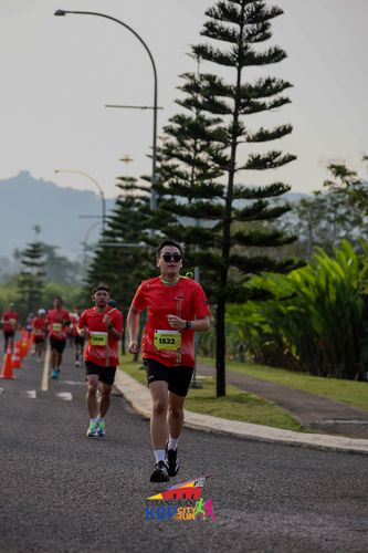 Race photo from CISANGKAN KBP CITY RUN 2025