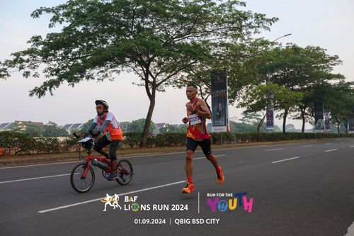 Race photo from BAF LIONS RUN 2024