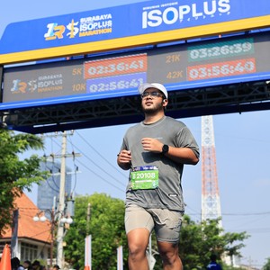 Race photo from SURABAYA ISOPLUS MARATHON 2026