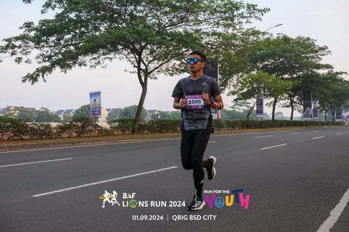 Race photo from BAF LIONS RUN 2024