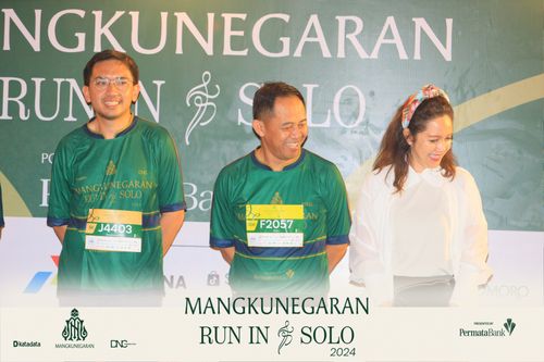 Race photo from Mangkunegaran Run 2024