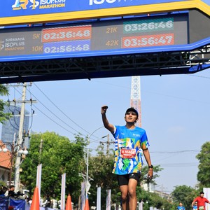 Race photo from SURABAYA ISOPLUS MARATHON 2026