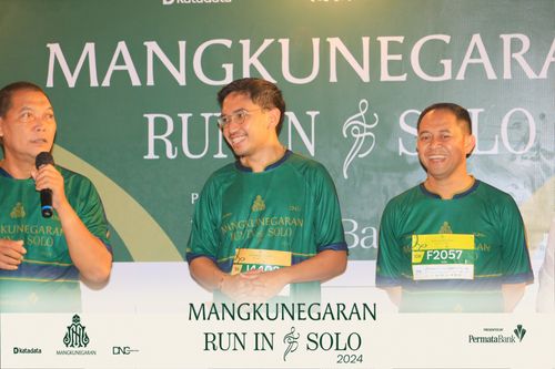 Race photo from Mangkunegaran Run 2024