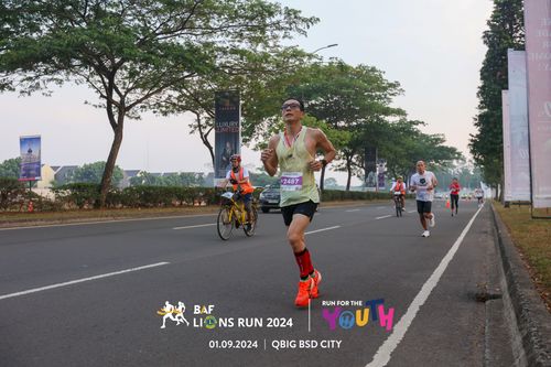 Race photo from BAF LIONS RUN 2024