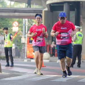 Race photo from SMARTFREN RUN 2026