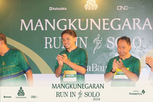 Race photo from Mangkunegaran Run 2024