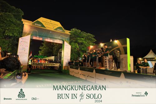 Race photo from Mangkunegaran Run 2024