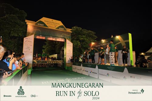 Race photo from Mangkunegaran Run 2024