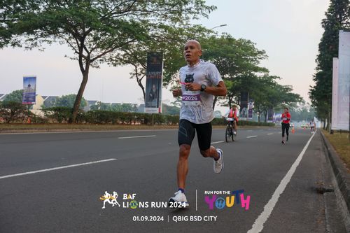 Race photo from BAF LIONS RUN 2024