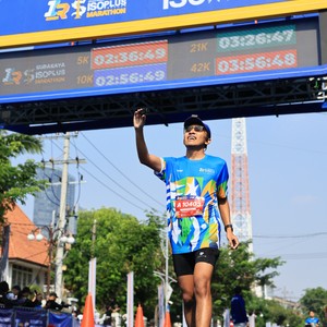 Race photo from SURABAYA ISOPLUS MARATHON 2026