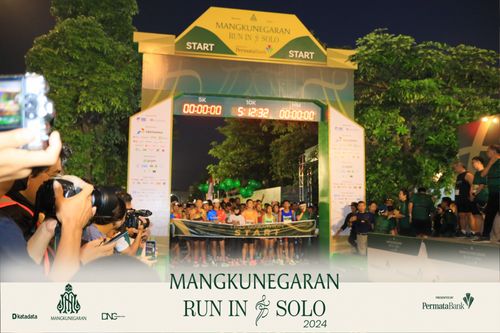 Race photo from Mangkunegaran Run 2024