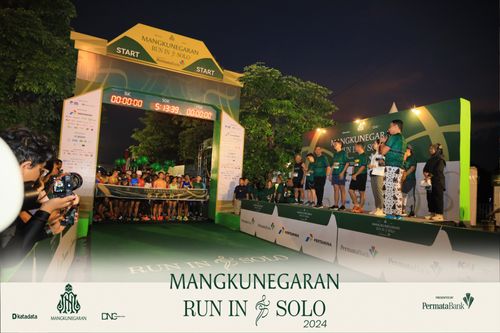 Race photo from Mangkunegaran Run 2024