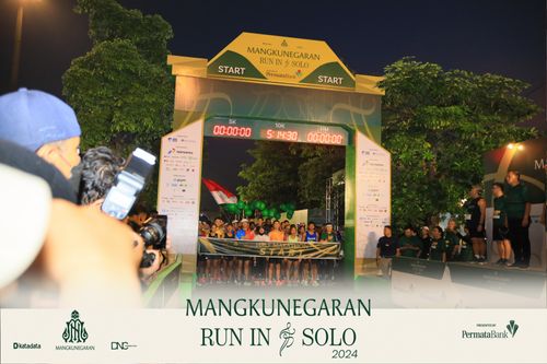 Race photo from Mangkunegaran Run 2024