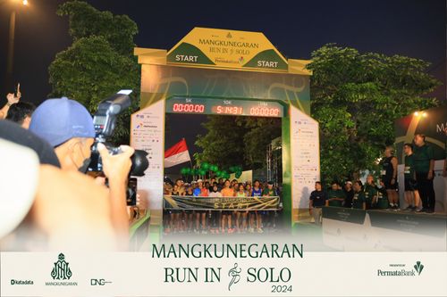 Race photo from Mangkunegaran Run 2024