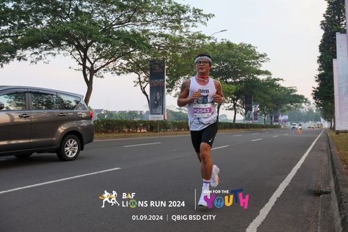 Race photo from BAF LIONS RUN 2024