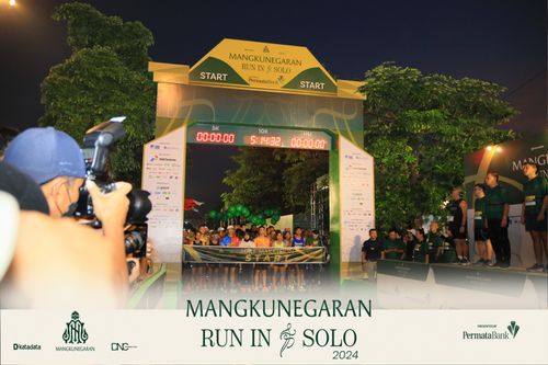 Race photo from Mangkunegaran Run 2024
