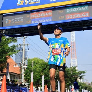 Race photo from SURABAYA ISOPLUS MARATHON 2026