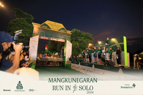 Race photo from Mangkunegaran Run 2024