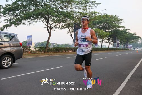 Race photo from BAF LIONS RUN 2024